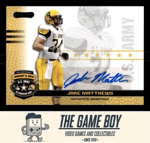 2010 Razor US Army All-American Bowl - Autographs #BA-JM1 Jake Matthews - Picture 1 of 2