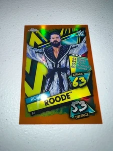 Topps WWE 2021 cromo Slam Attax naranja refractor Robert Roode/25 25/03 - Imagen 1 de 2