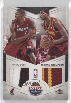 2012 Past & Present Dual Jerseys Prime /25 Chris Bosh Tristan Thompson Rookie RC - Image 1 of 2