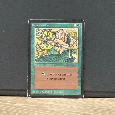 MTG Magic the Gathering- REGENERATION, Beta - Image 1 of 3