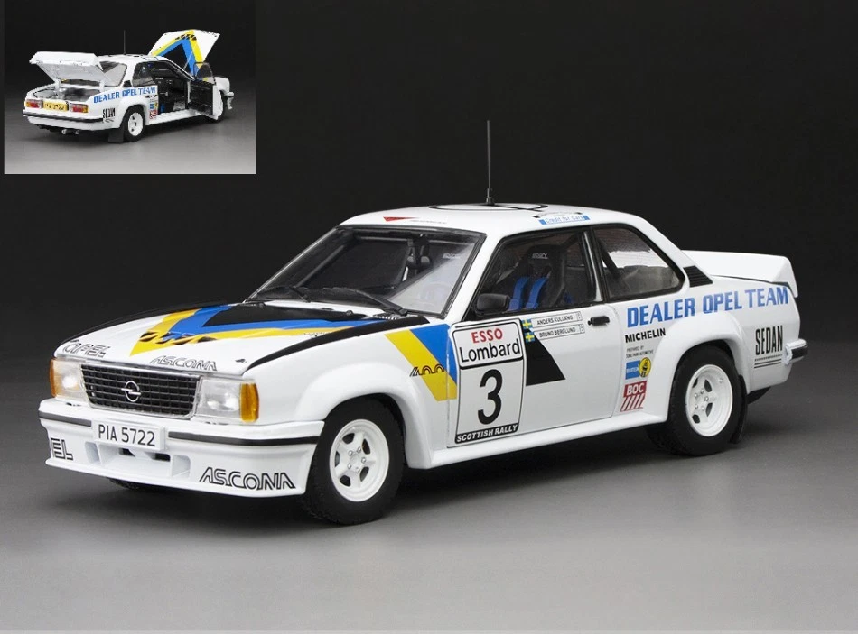 Modellino auto scala 1:18 SunStar OPEL ASCONA 400 SAFARI RALLY 1983 modellismo - Immagine 1 di 1