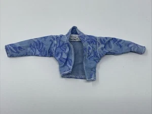 Vtg Jean Look Fashion Jacket 4334 Barbie Doll MATTEL 1987 Floral Tagged Genuine  - Picture 1 of 4