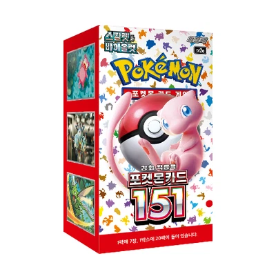 Pokemon Card Scarlet & Violet 151 sv2a Booster Box Expansion Korean Sealed - Image 1 of 2