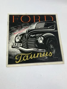 Originales Ford Taunus Buckeltaunus G93A Prospekt Broschüre von 1939 Rarität - Bild 1 von 11