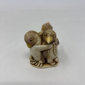 Harmony Kingdom Penguins Trinket Box Small Resin Cute Unexpected Arrival Vtg - Picture 1 of 6
