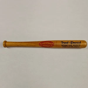 Rare 5" Louisville Slugger Salesman Sample Bat Trout-Emerick Portland Oregon - Bild 1 von 16