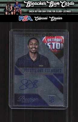 2014-15 Panini Prestige PP-SD Spencer Dinwiddie Prestigious Premieres Auto - Image 1 of 2