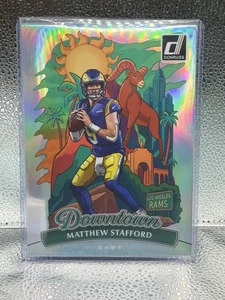 2025 Panini Donruss Oversized Downtown Matthew Stafford #6 Los Angeles Rams - Picture 1 of 2