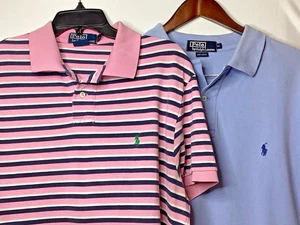 VTG POLO by Raloh Lauren Men’s Polo Shirts (LOT OF 2); Size XL - Picture 1 of 17