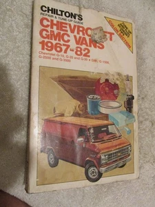 Chiltons Chevrolet GMC Vans 1967-1982 Repair & Tune-up Guide Book Service Manual - Bild 1 von 5