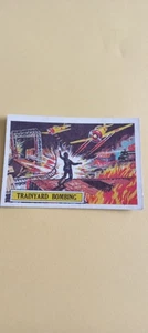 Tarjeta de batalla de bombardeo de patio de tren tarjeta comercial de goma - Imagen 1 de 1