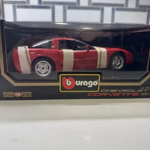 Chevrolet Corvette 1997 escala 1/18 de Bburago 3066 rojo - Imagen 1 de 10