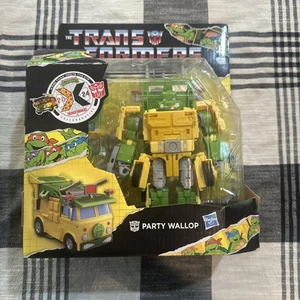 NEW PARTY WALLOP Hasbro Transformers Teenage Mutant Ninja Turtles Collaborative - Picture 1 of 5
