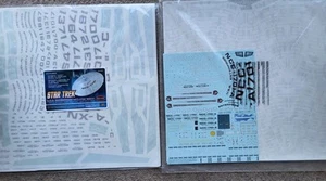 POLAR LIGHTS-STAR TREK U.S.S. ENTERPRISE NCC-1701 REFIT & 1701A DECALS MUST READ - Picture 1 of 19
