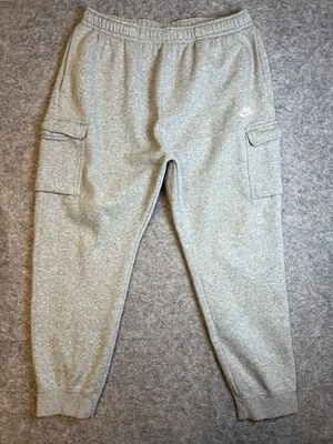 Pantalones deportivos Nike Cargo para hombre talla alta XXL gris polar bolsillos deportivos logotipo Foto 1 de 4