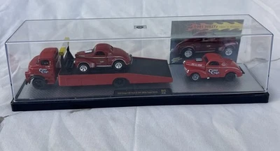 M2 Machines Auto Haulers 1958 Dodge COE Truck & 1941 Willys Coupe 1:64 R45 Set  - Image 1 of 4