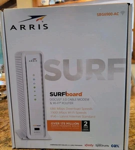 ARRIS SBG6900-AC WiFi Modem Wireless Cable DOCSIS 3.0 SURFboard - Picture 1 of 4