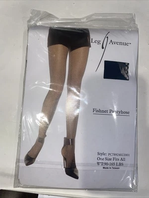 NUEVAS Pantimedias de Red Negras Talla M-L (90 a 165 Lbs) Hechas en Taiwán Foto 1 de 2