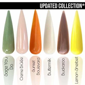 COLECCIÓN PANTONE Uñas Glitterama Acrílico Polvo Otoño Marrón Beige Verde - Imagen 1 de 8