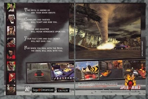 Speed Devils Sega Dreamcast Ubisoft 1999 Vintage 2-Page Print Ad Art B - Picture 1 of 1