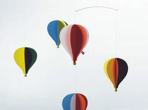 BALLOON 5 FLENSTED HANGING MOBILE KINETIC ART DANISH MODERN DENMARK NEW - Picture 1 of 2