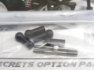 Schumacher COUGAR CLASSIC Front 39mm Upper Arm Turnbuckle Tierods & Ballcups Set - Picture 1 of 2