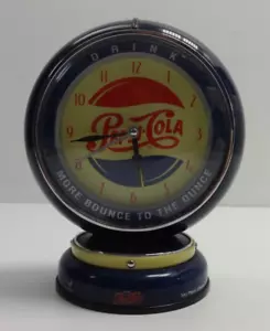 Reloj Despertador Pepsi Cola Mini Gasolina Globo Diseño Alimentado por Batería Original 1999 - Imagen 1 de 11