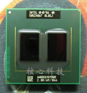 Processore notebook Intel Core 2 Quad Q9000 SLGEJ 2,0 GHz 6M 1066MHz socket P - Foto 1 di 2