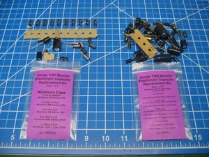 Amiga 1080 Monitor - Capacitor Replacement Kit - Premium Capacitors-Revised Kit - Afbeelding 1 van 4