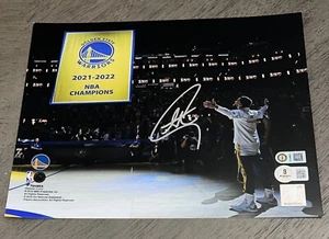 Stephen Curry Autograph Warriors 8x10 Fanatics NBA Champs Signed Photo USASM BAS - Picture 1 of 5