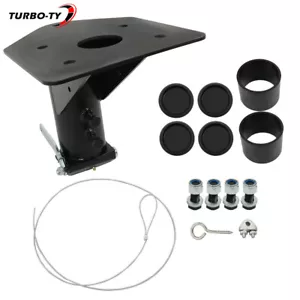 Adjustable 12" - 17" Fifth (5th) Wheel For Camper RV Adapter Hitch to Gooseneck - Bild 1 von 13
