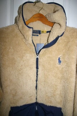 NWT Ralph Lauren Plush Pile Super Soft Fleece Big Pony Hooded Sweatshirt XL 2025 - Image 1 of 2