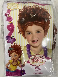Disney Junior Fancy Nancy Wig With 3 Hair Clips, Child Size New - Picture 1 of 2