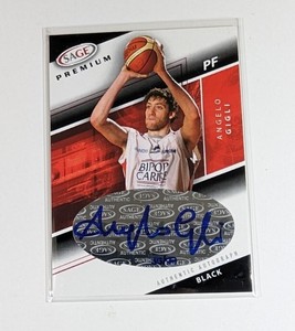 ANGELO GIGLI 2005 SAGE PREMIUM ROOKIE AUTOGRAPH #A2 SEATTLE SUPERSONICS