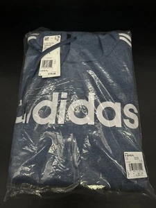 Adidas EI4910 Essentials 3-stripes Pullover Hooded Sweatshirt Hoodie Large NWT - Picture 1 of 4