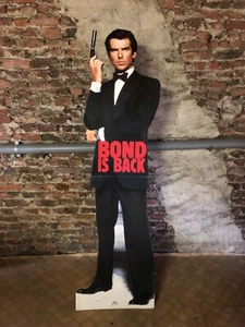 PIERCE BROSNAN - JAMES BOND LIFESIZE CARDBOARD CUTOUT FROM CINEMA - Photo 1/1