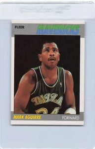 1987/88 Fleer #3 Mark Aguirre Mavericks NM *1014 - Picture 1 of 1