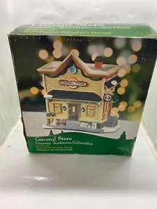 Holiday Time Victorian Village Lighted Christmas House with Light General Store - Picture 1 of 5