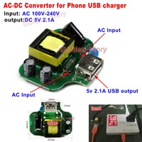 Mini AC-DC Converter AC 110V 220V 230V to DC 5V 2A USB Output DIY Phone Charger