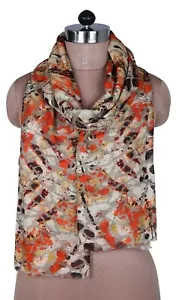 Nueva bonita bufanda/estola grande con estampado floral para mujer/dama primavera/verano - Imagen 1 de 2