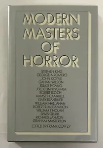 Modern Masters of Horror by Frank Coffey- 1981 Hardcover Stephen King - HC/DJ - Picture 1 of 10