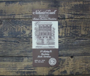 Vintage Tourist Travel Brochure/Leaflet - Nathaniel Russell House - 60/70s - Picture 1 of 5