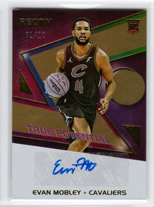 2021-22 Panini Recon Evan Mobley 1/10 GOLD RC AUTO Cavaliers - True Potential - Picture 1 of 2