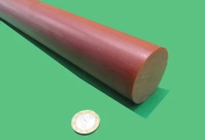 Varillas de papel fenólicas Micarta Phenolic XX 2,00" de diámetro x 12" de largo - Imagen 1 de 11