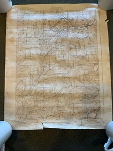 Canaseraga NY 1939 Vintage Topographic Map PUBLIC WORKS GEOLOGICAL SURVEY - Picture 1 of 12