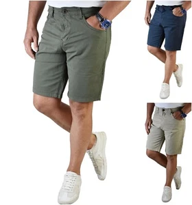 Bermuda Uomo Jeans Pantaloncini Pantaloni corti Cotone Shorts slim fit 46 48 50 - Foto 1 di 32