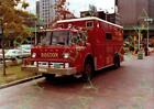 BOSTON, MA Fire Apparatus - 5x7 PHOTO - RESCUE-1 1977 Ford C / Providence (RED)