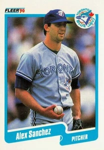 1990 Fleer Baseball #92 Alex Sanchez Toronto Blue Jays - Picture 1 of 2
