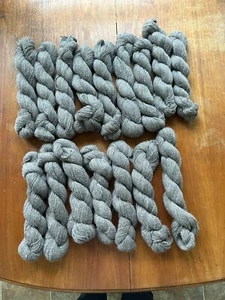 Suri Alpaca Yarn - Natural Gray - Sport - Picture 1 of 2