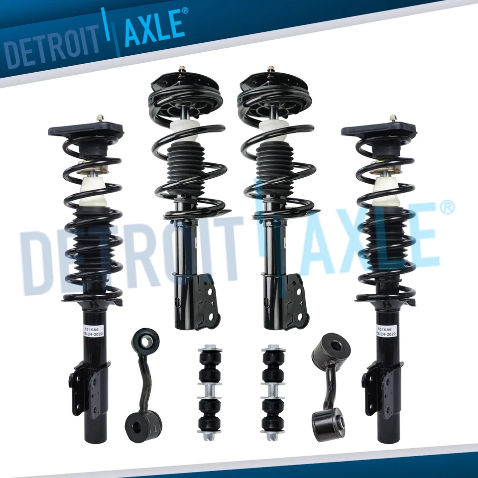 Front Rear Struts Sway Bars Assembly for Chevy Malibu Classic Pontiac Grand Am — 第 1/4 张图片